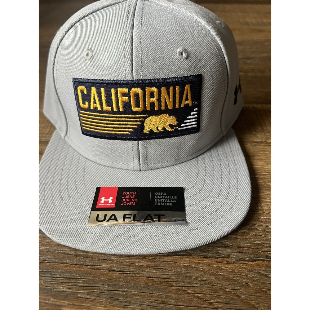 Under armour Youth Grey California Golden Bears flatbill SnapBack
